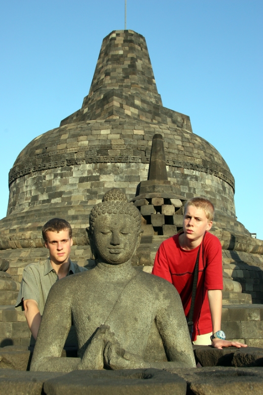 Borobudur temple, Java Yogyakarta Indonesia 8.jpg - Indonesia Java Yogyakarta. Borobudur temple